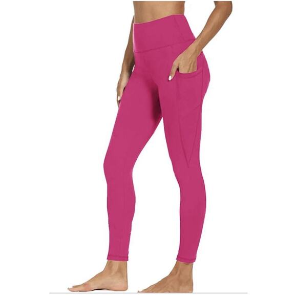 32 Degrees Cool Active Hot Pink Size Small Leggings - Picture 1 of 2